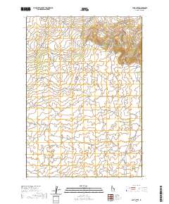 Split Butte 2020 topographic map thumbnail