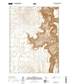 Spring Creek Basin 2020 topographic map thumbnail