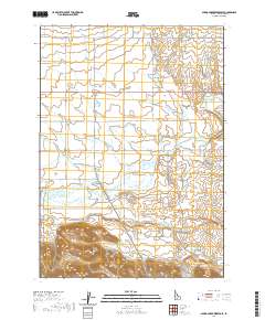 Spring Creek Reservoir 2020 topographic map thumbnail