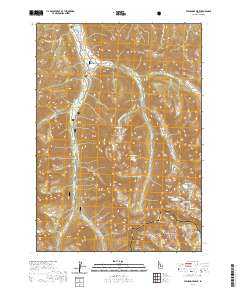Standhope Peak 2020 topographic map thumbnail