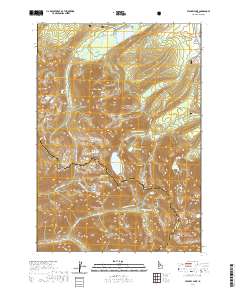 Stanley Lake 2020 topographic map thumbnail