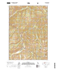 Stibnite 2020 topographic map thumbnail