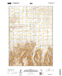 Stricker Butte 2020 topographic map thumbnail