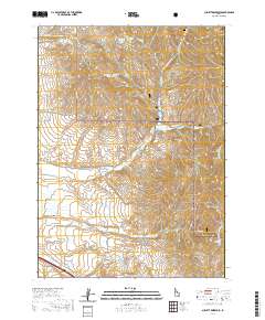 Sublett Reservoir 2020 topographic map thumbnail