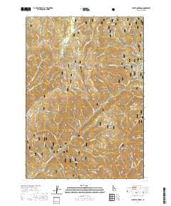 Sunset Mountain 2020 topographic map thumbnail