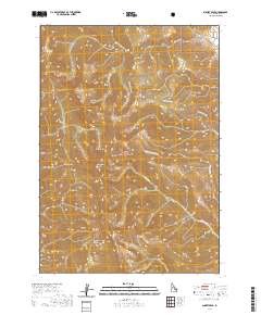 Sunset Peak 2020 topographic map thumbnail
