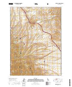 Sweetzer Canyon 2020 topographic map thumbnail
