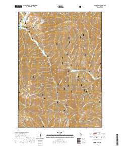 Sydney Butte 2020 topographic map thumbnail