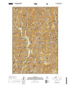 Taylor Peak 2020 topographic map thumbnail
