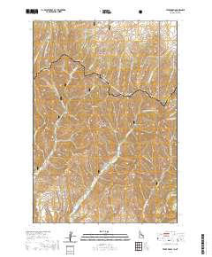 Tepee Draw 2020 topographic map thumbnail