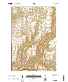 Texas Ridge 2020 topographic map thumbnail
