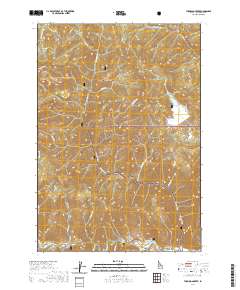 Thompson Creek 2020 topographic map thumbnail