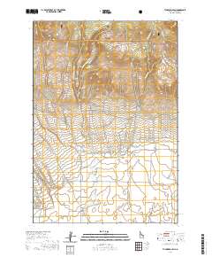 Thunder Gulch 2020 topographic map thumbnail