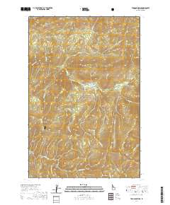 Toboggan Ridge 2020 topographic map thumbnail