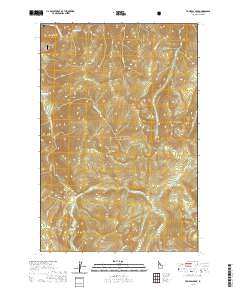 Tom Beal Peak 2020 topographic map thumbnail