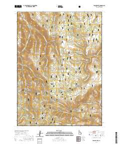Trapper Peak 2020 topographic map thumbnail