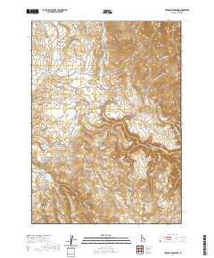 Triangle Reservoir 2020 topographic map thumbnail