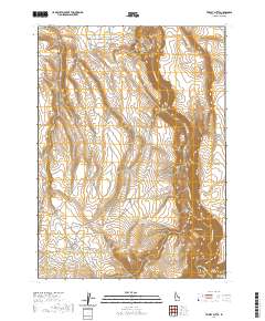 Triplet Butte 2020 topographic map thumbnail