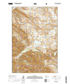 Bean Lake 2020 topographic map thumbnail