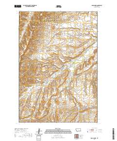 Bear Coulee 2020 topographic map thumbnail