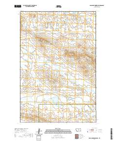 Bear Creek Reservoir 2020 topographic map thumbnail