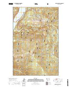Beartrap Mountain 2020 topographic map thumbnail
