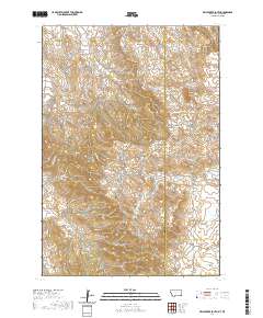 Belle Creek South 2020 topographic map thumbnail