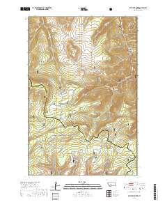 Belt Park Butte 2020 topographic map thumbnail