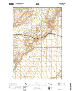 Benchland 2020 topographic map thumbnail