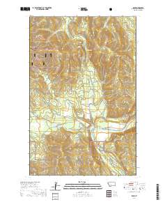 Bend 2020 topographic map thumbnail