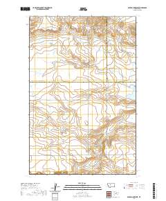 Benton Lake West 2020 topographic map thumbnail