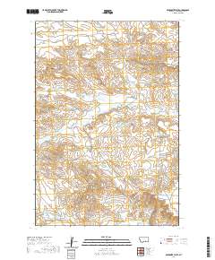 Bentonite Flats 2020 topographic map thumbnail