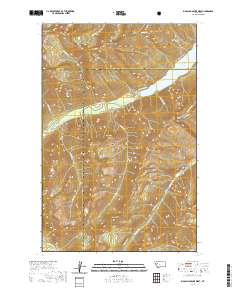 Big Salmon Lake West 2020 topographic map thumbnail