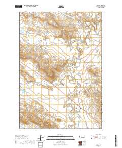 Alzada 2020 topographic map thumbnail