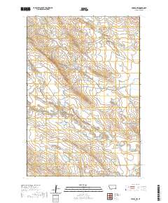 Alzada NW 2020 topographic map thumbnail