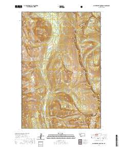 Amphitheatre Mountain 2020 topographic map thumbnail