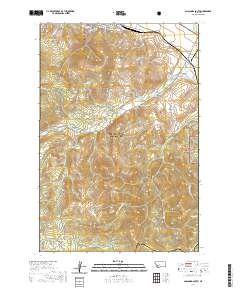 Anaconda South 2020 topographic map thumbnail