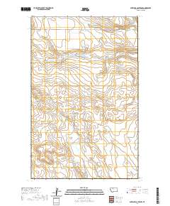 Antelope Coulee NW 2020 topographic map thumbnail