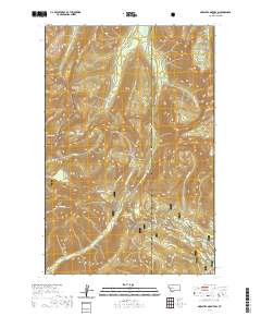 Arrastra Mountain 2020 topographic map thumbnail