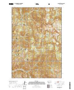 Ash Mountain 2020 topographic map thumbnail