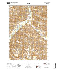 Badbaby Coulee 2020 topographic map thumbnail