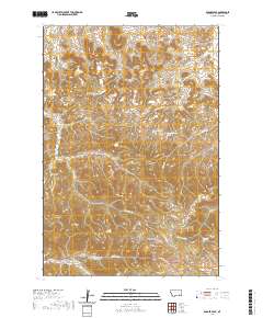 Badger Peak 2020 topographic map thumbnail
