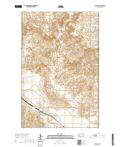 Bainville 2020 topographic map thumbnail