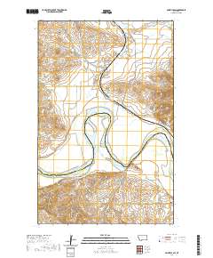 Bainville SW 2020 topographic map thumbnail