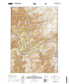 Bannock Pass 2020 topographic map thumbnail