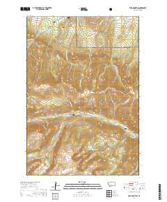 Bare Mountain 2020 topographic map thumbnail