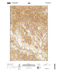 Bateman Coulee 2020 topographic map thumbnail