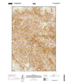 Bateman Coulee NE 2020 topographic map thumbnail