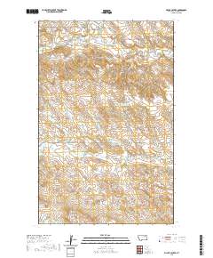 Billick Coulee 2020 topographic map thumbnail