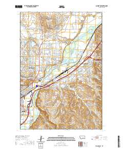 Billings East 2020 topographic map thumbnail